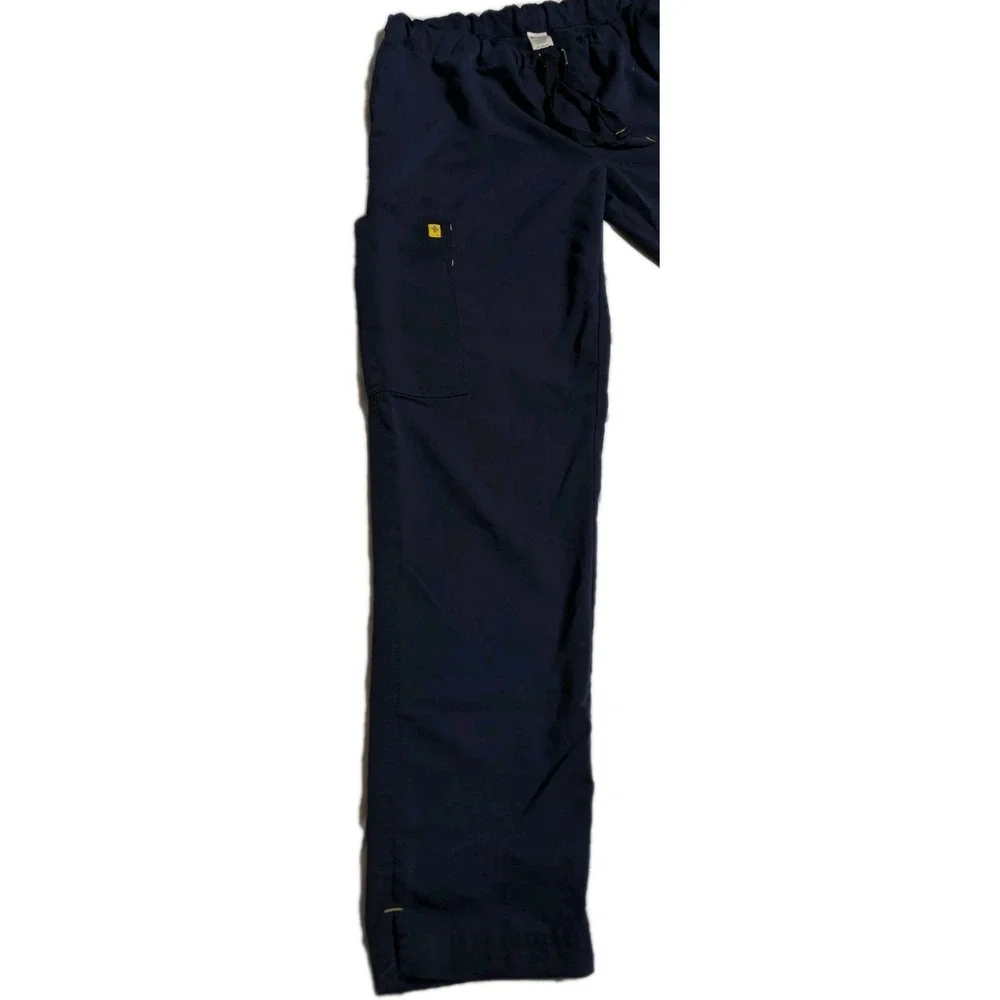 FIGS Scrub Pants Men's Small Navy Blue Drawstring Medical Workwear‎